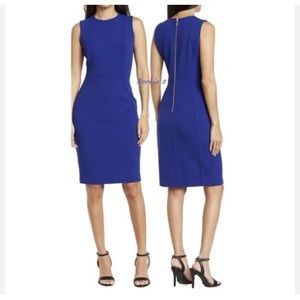 Calvin Klein Cobalt Blue Pencil Dress